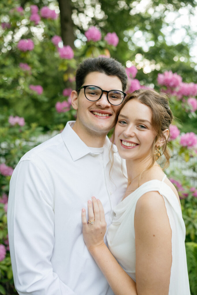 Garden Engagement Photos