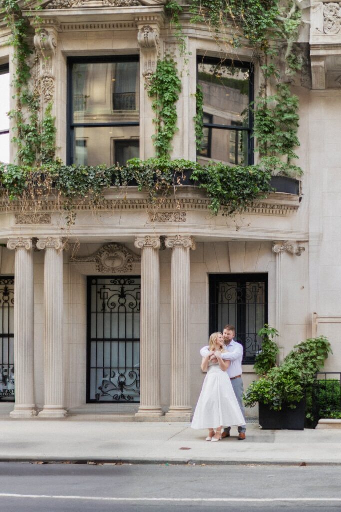 Best streets for Upper East side engagement photos
