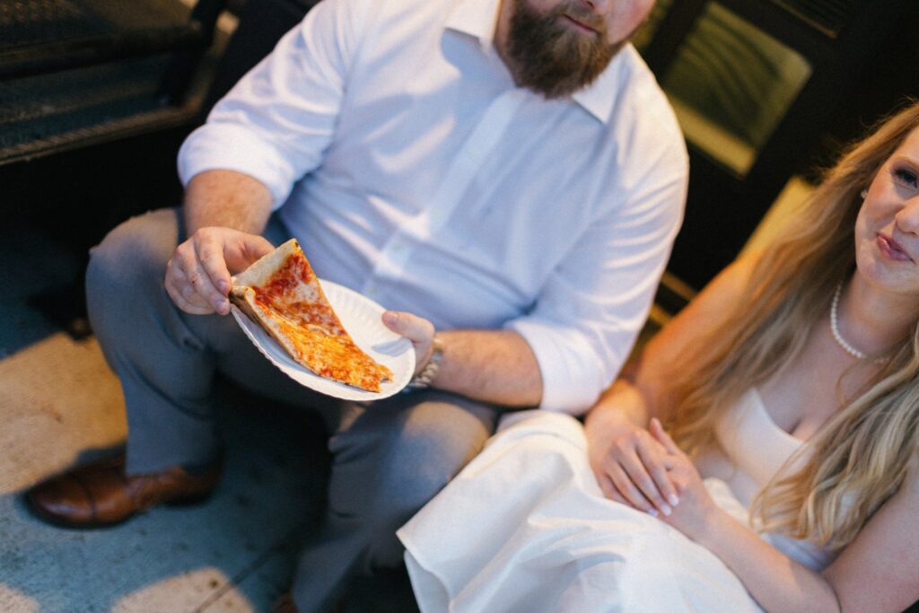 Engagement Shoot with NYC Pizza
